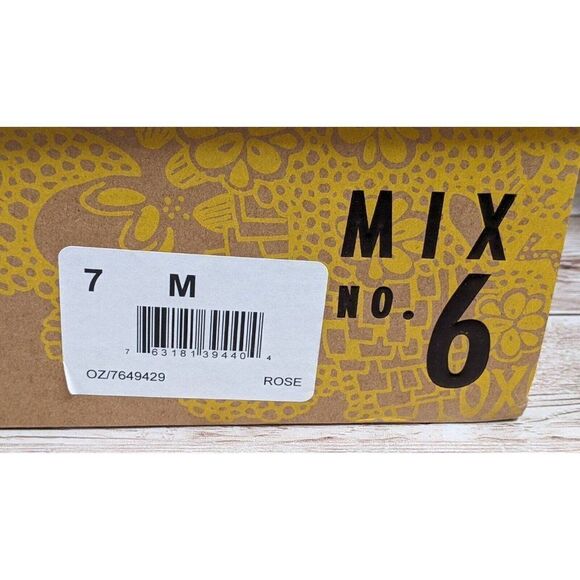 Mix No. 6 OZ Womens Size 7 M Rose Slip On Elastic Strappy Sandals 649429 Stretch - Picture 8 of 8